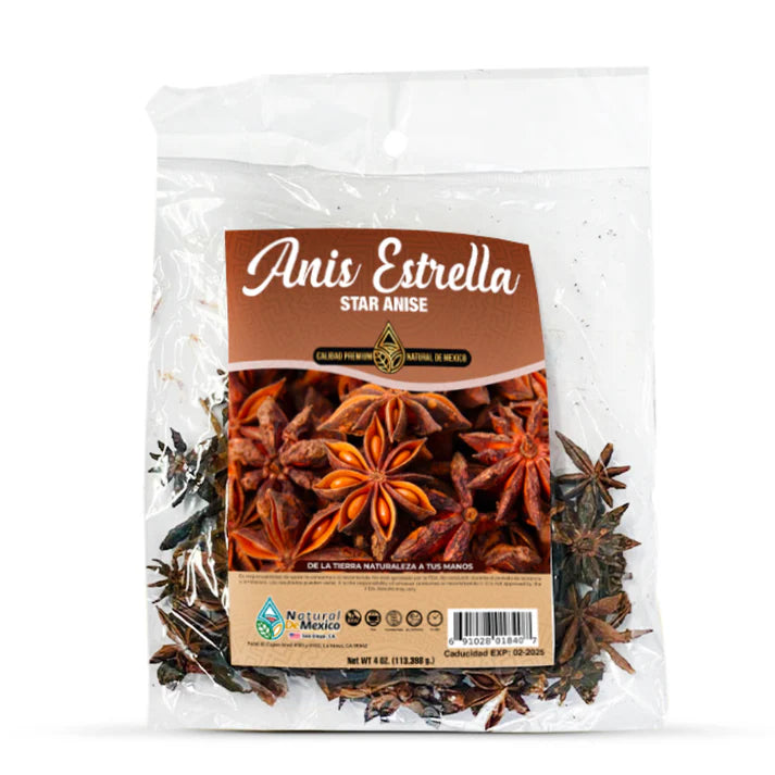 Anis Estrella 4 onzas Te Tea Star Anise Herbal Herb Natural