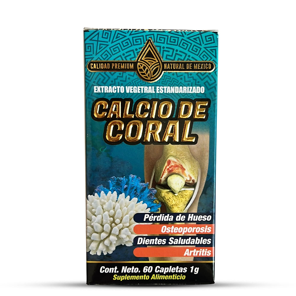 Suplemento Calcio de Coral Coral Calcium Suplement 60 Caplets