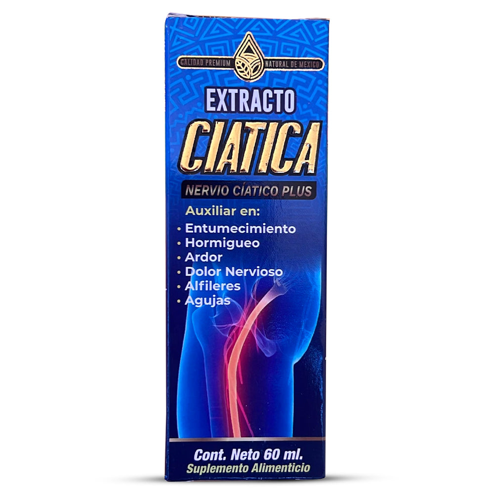 Extracto Ciatica Siatica Sciatic Nerve Extract 60 Ml.