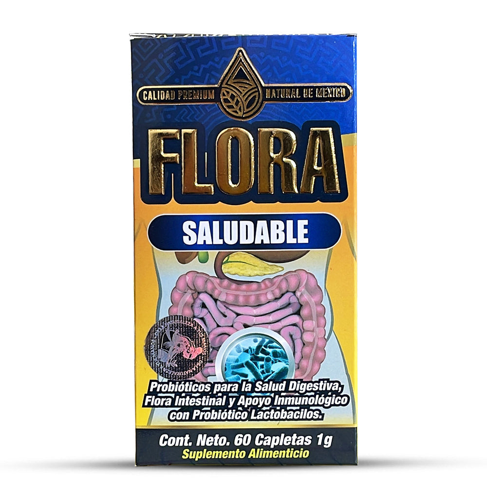 Suplemento Flora Saludable Healthy Gut Flora Supplement 60 Caplets