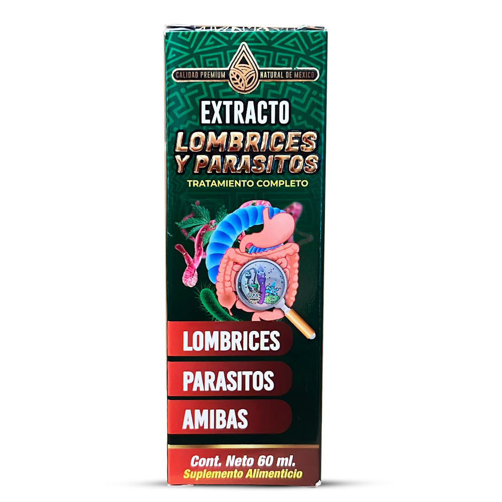 Extracto Lombrices y Parasitos Worm and Parasites Removal Treatment 60 Ml.