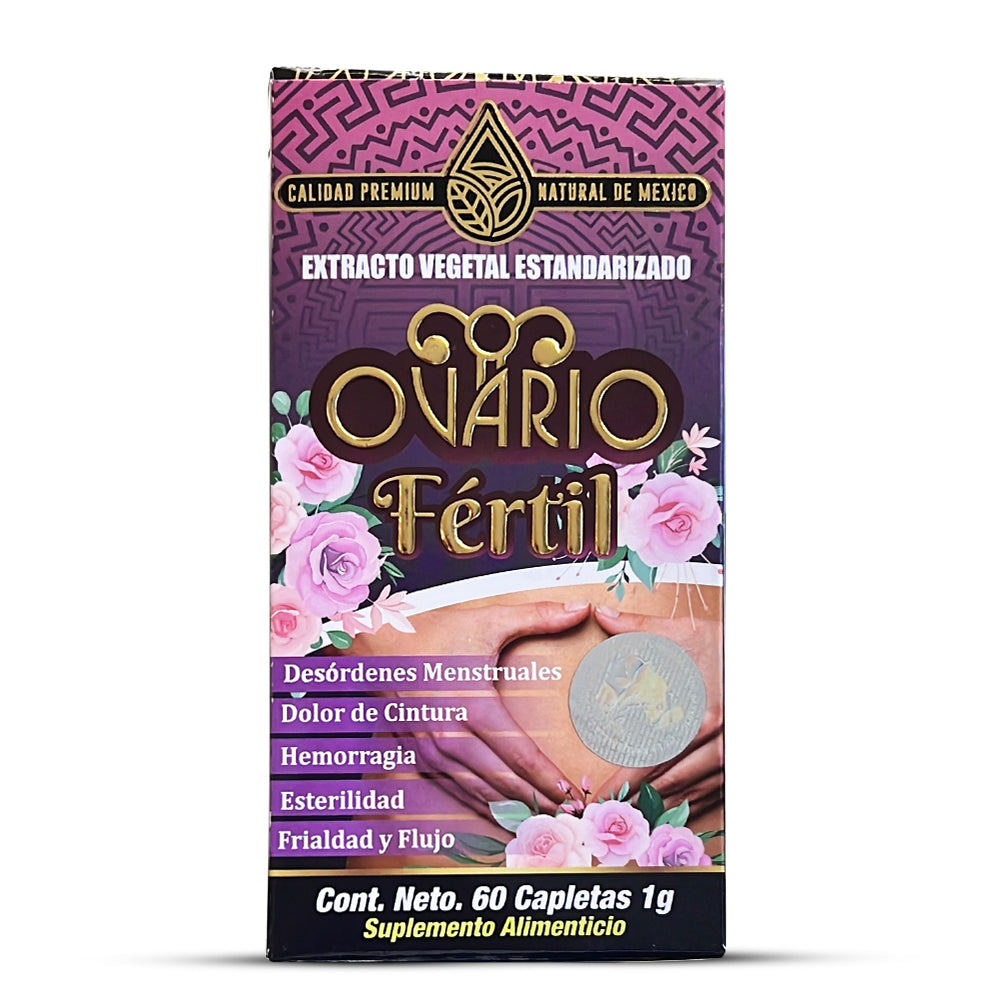 Suplemento Ovario Fertil Healthy Ovary Supplement 60 Caplets