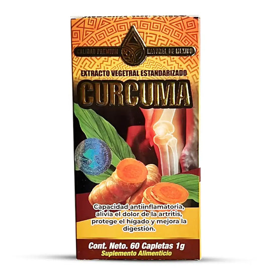 Suplemento Curcuma Turmeric Supplement 60 Caplets